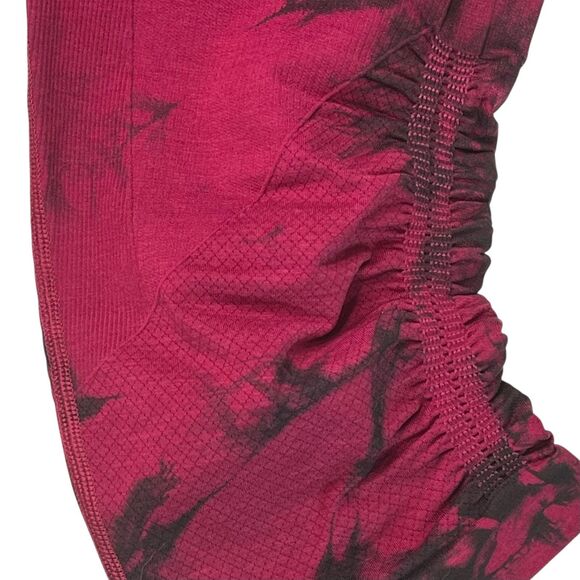 Lululemon In The Flow Crop II Size 8 Wine Berry/Bordeaux Drama Leggings Capri - Picture 7 of 11